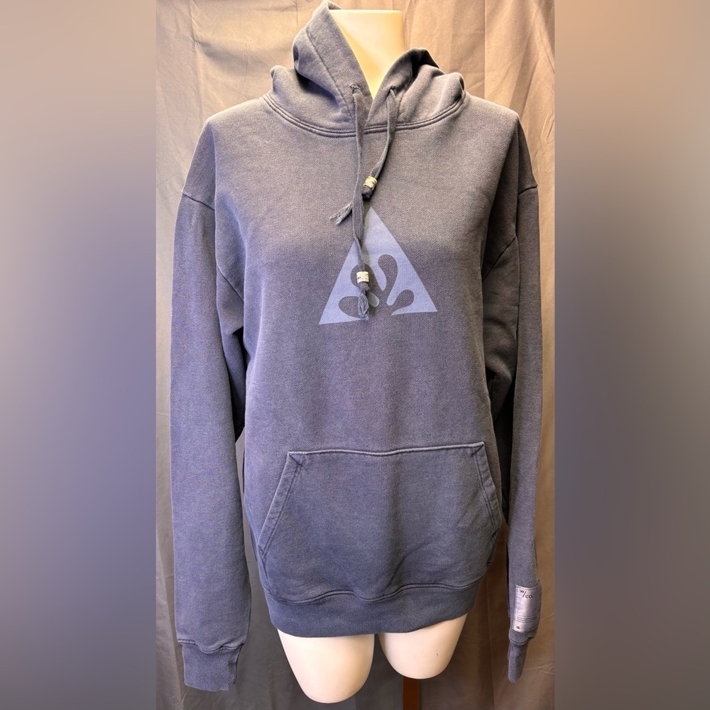 Wasted Collective Oversized Sweatshirt Hoodie Good Time Blue Size Medium NWT.